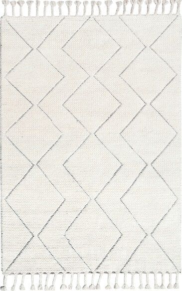 Dynamic Rugs MOXIE 2535-190 Ivory and Black